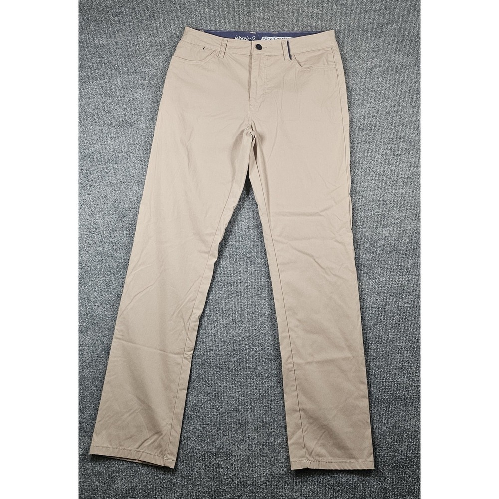 Johnnie-O Marin Prep-Formance Pants 32x32 Light Khaki Golf Chino JMPA1200